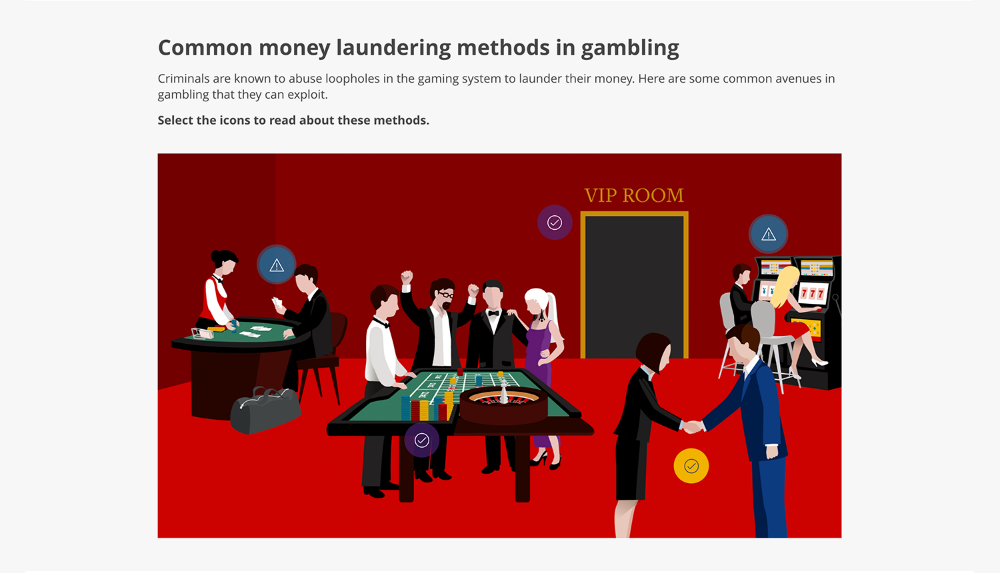 Screensot 4 of  AML/CTF Risk Awareness Training for Pubs and Clubs with Gaming Machines online course 