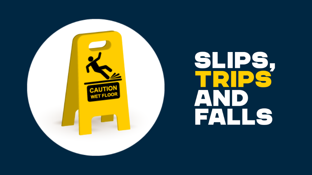Screensot 1 of Slips, Trips and Falls online course 