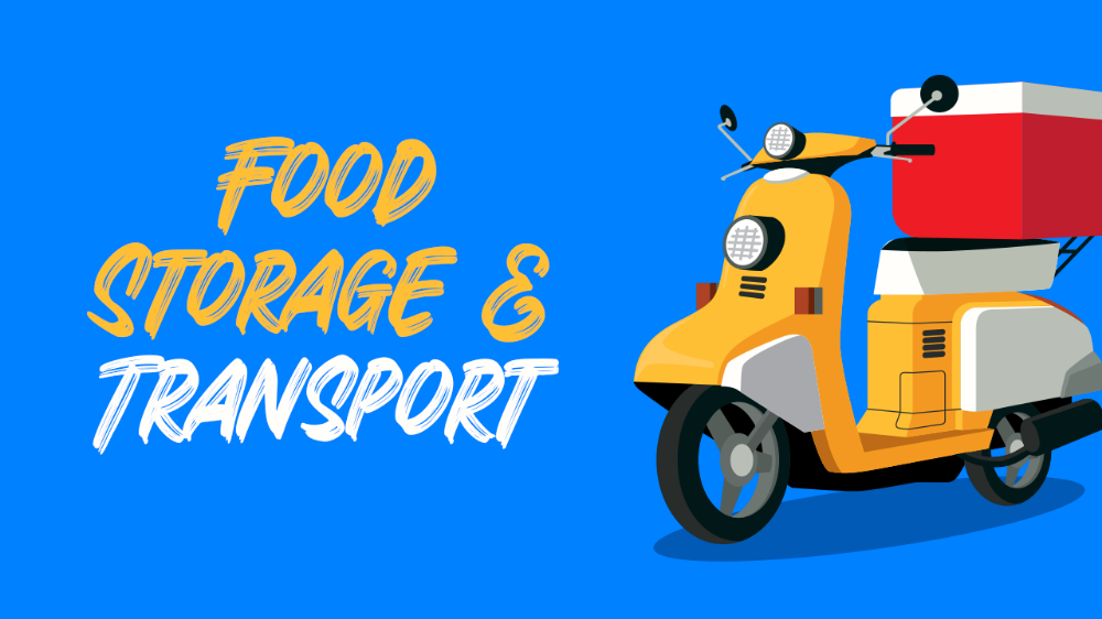 Screensot 1 of Food Storage and Transport online course 