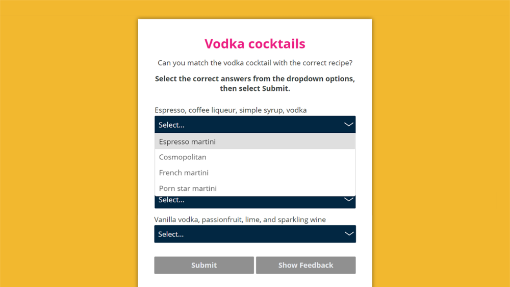 Screensot 2 of Advanced Vodka Knowledge online course 