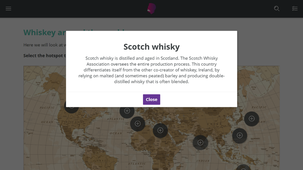 Screensot 2 of Advanced Whiskey Knowledge online course 