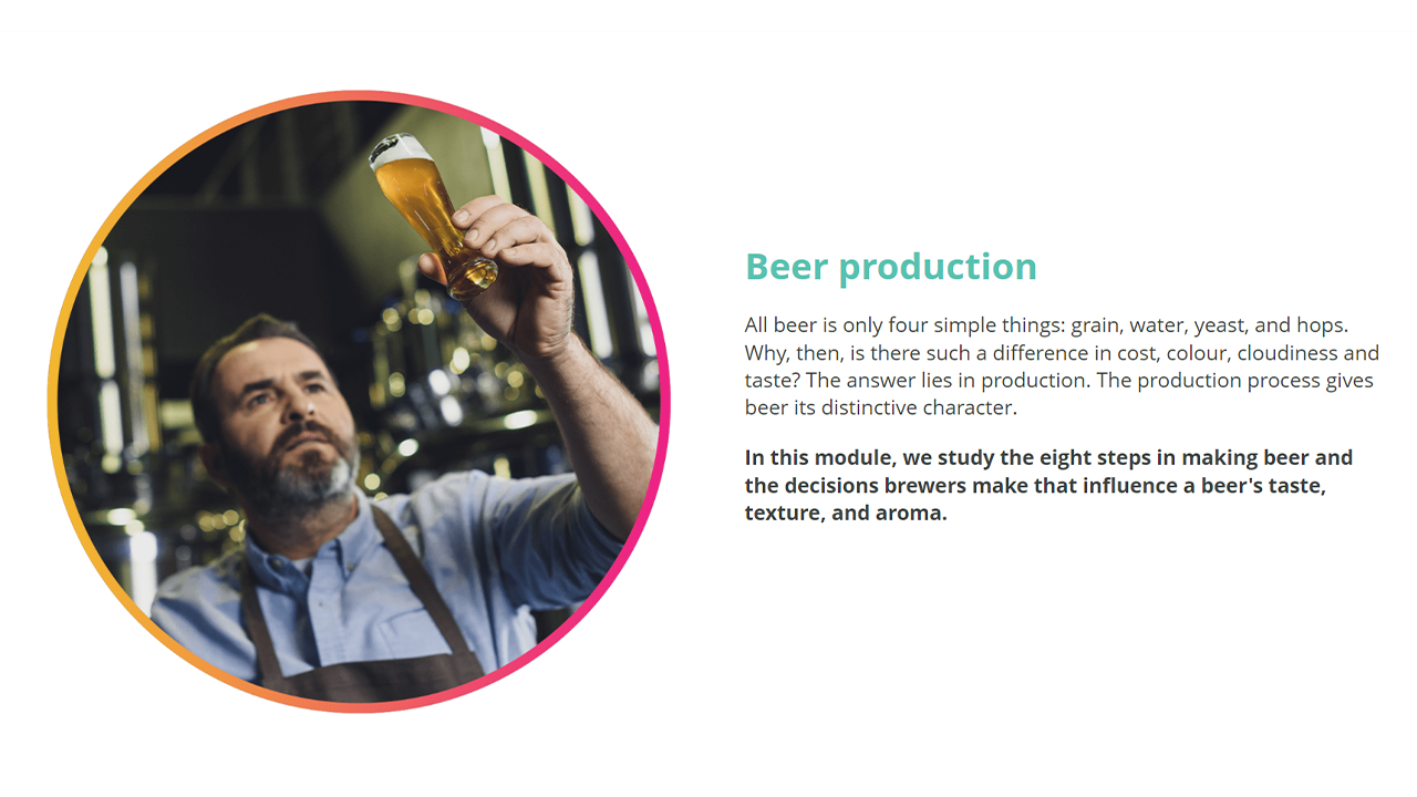 Screensot 2 of Advanced Beer Knowledge online course 