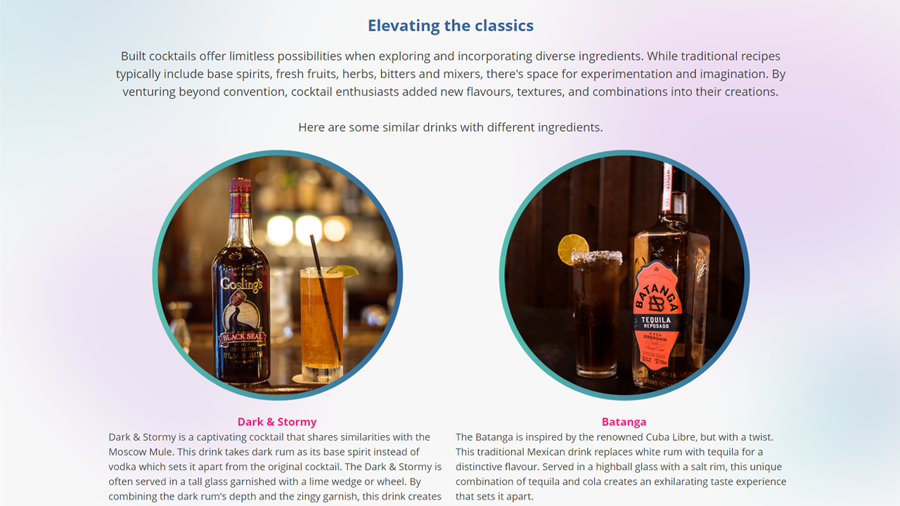 Screensot 4 of Bar Bites: 5 Popular Built Cocktails online course 