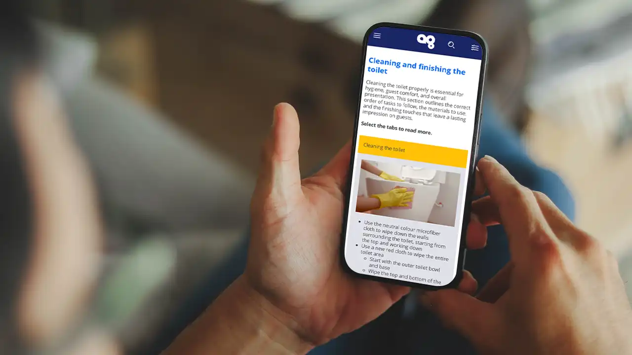 Screensot 4 of Housekeeping Essentials online course 