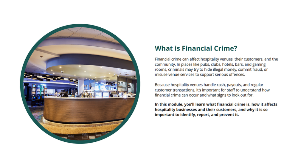Screensot 2 of Introduction to financial crime online course 