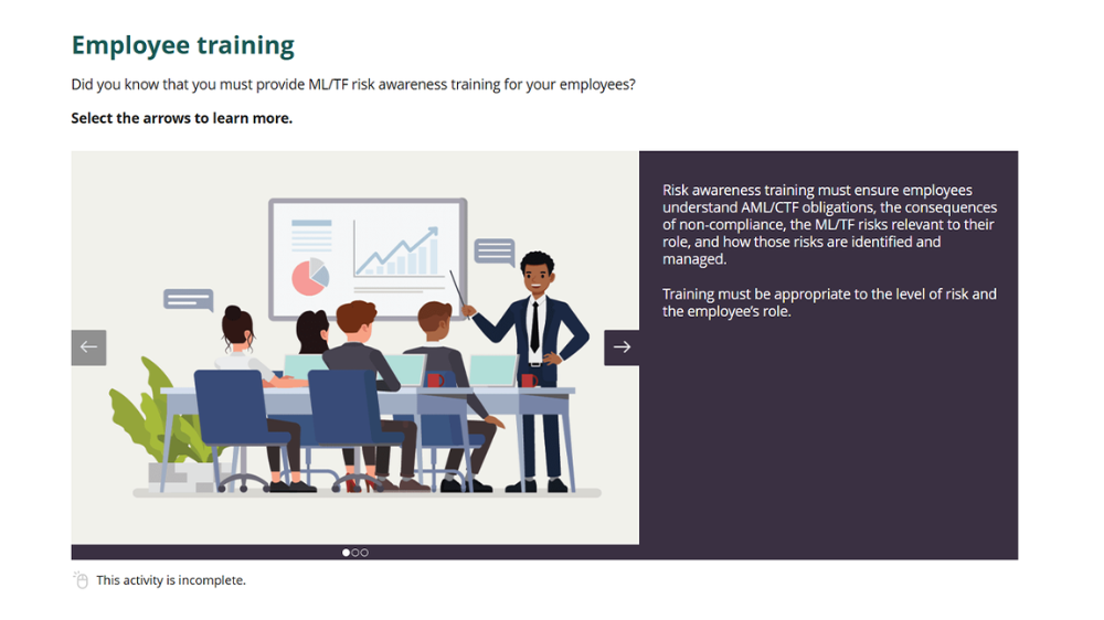 Screensot 3 of Roles, Governance and Employee Due Diligence online course 