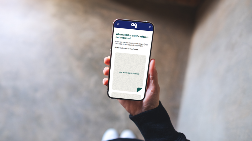 Screensot 1 of Applicable Customer Identification Procedures (ACIP) online course 
