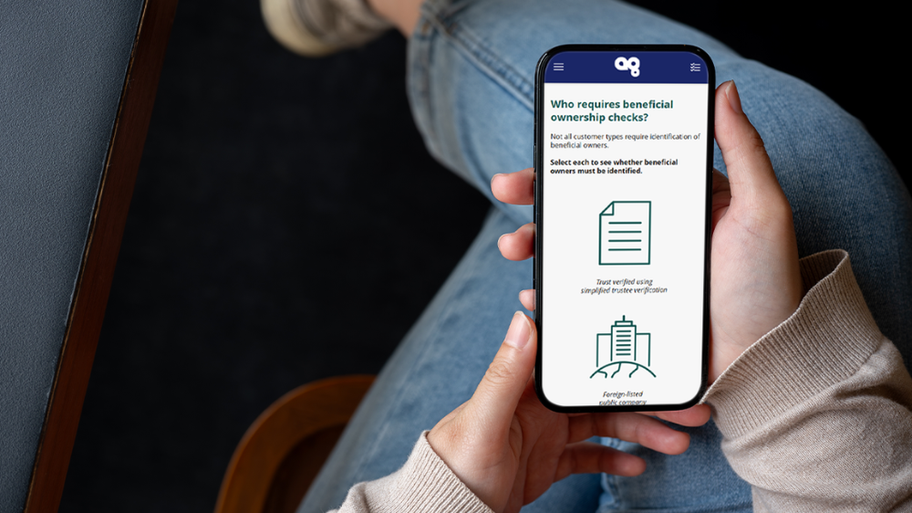 Screensot 1 of Beneficial Owners and Politically Exposed Persons (PEPs) online course 