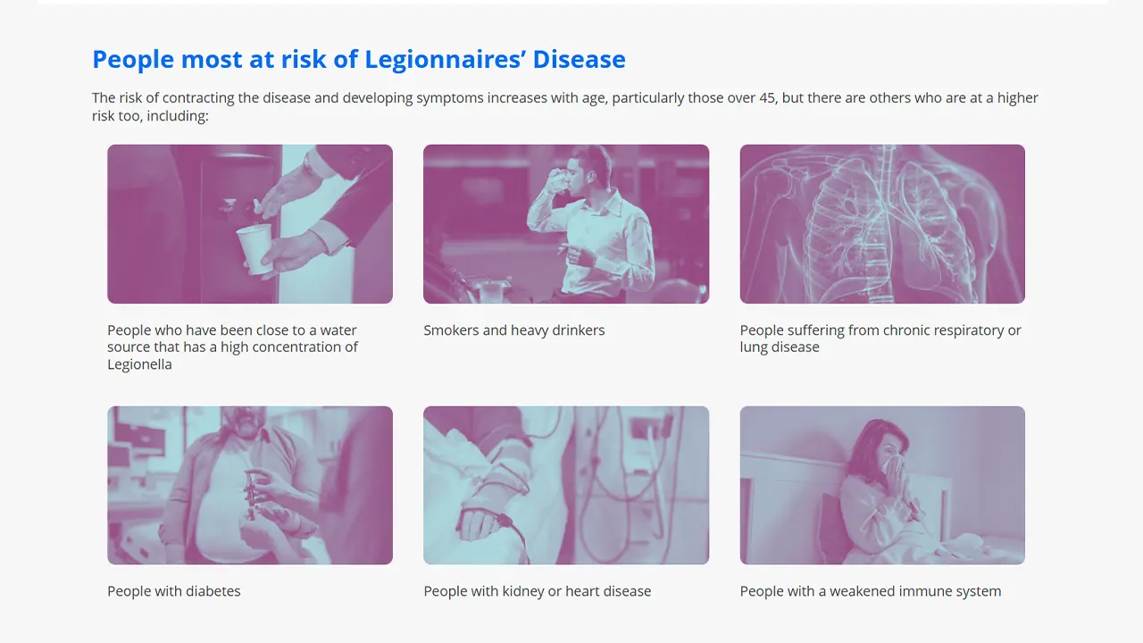 Screensot 3 of Legionella Awareness (UK) online course 