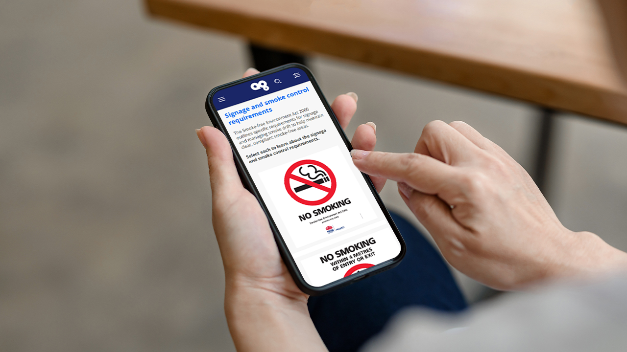 Screensot 4 of NSW Smoking Compliance online course 