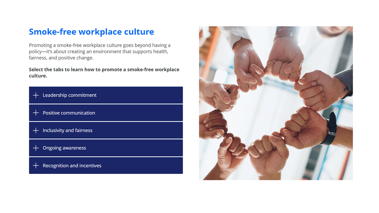 Screensot 3 of NSW Smoking Compliance online course 