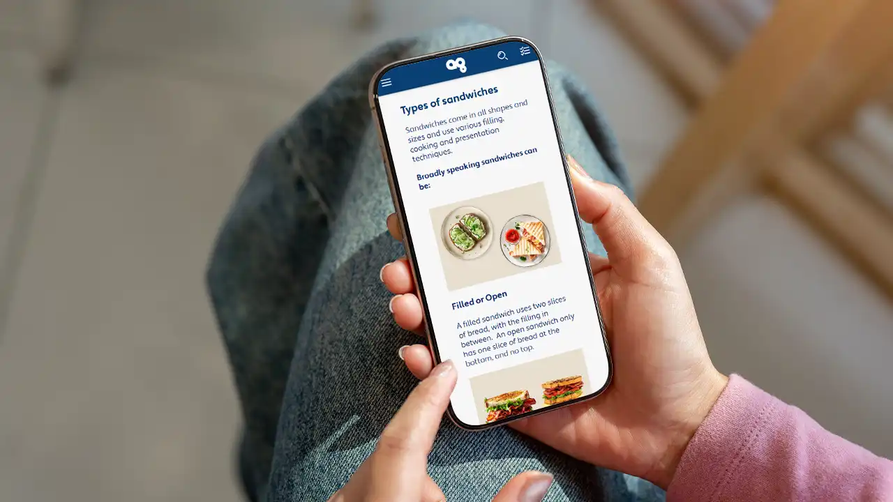 Screensot 4 of Prepare and Present Sandwiches online course 