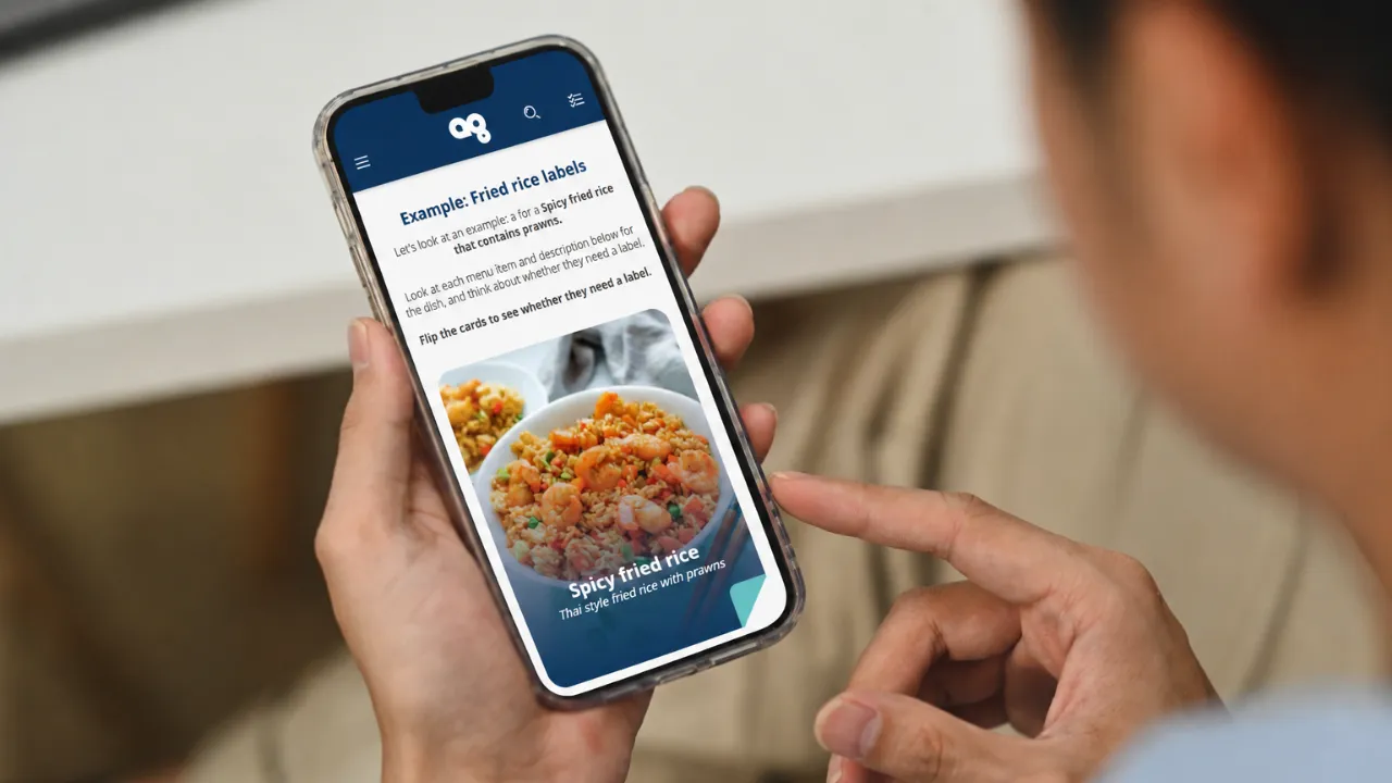 Screensot 4 of Seafood Country of Origin Labelling online course 