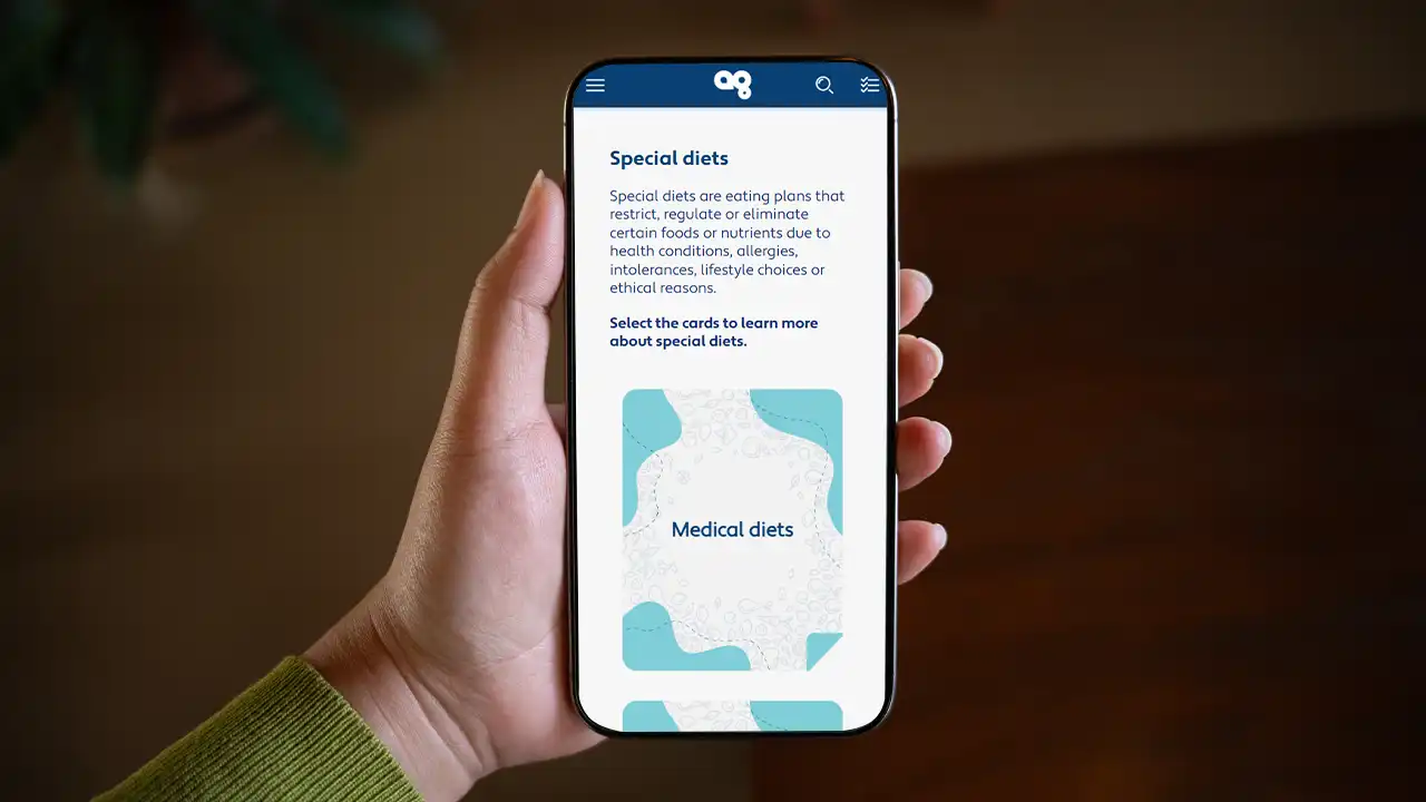Screensot 4 of Prepare Food for Special Diets online course 