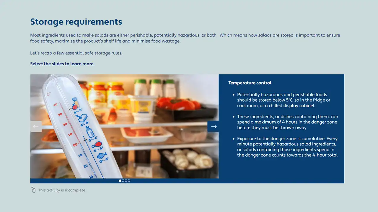 Screensot 2 of Salads online course 