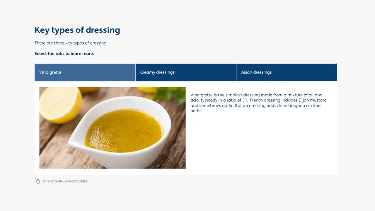 Screensot 3 of Salads online course 