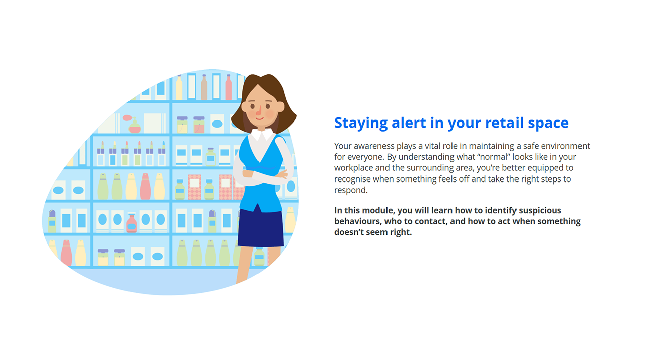 Screensot 2 of Serious Threats Training online course 