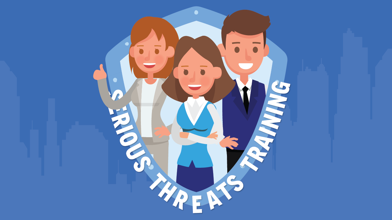 Screensot 1 of Serious Threats Training online course 