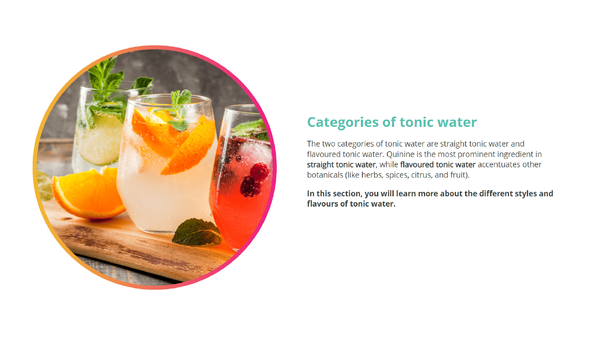 Screensot 4 of Tonic Water Fundamentals online course 