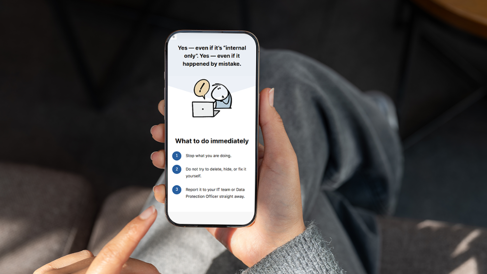 Screensot 2 of GDPR Essentials (UK) online course 