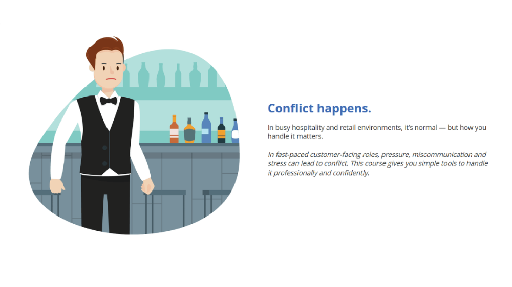 Screensot 3 of Conflict Resolution Training online course 
