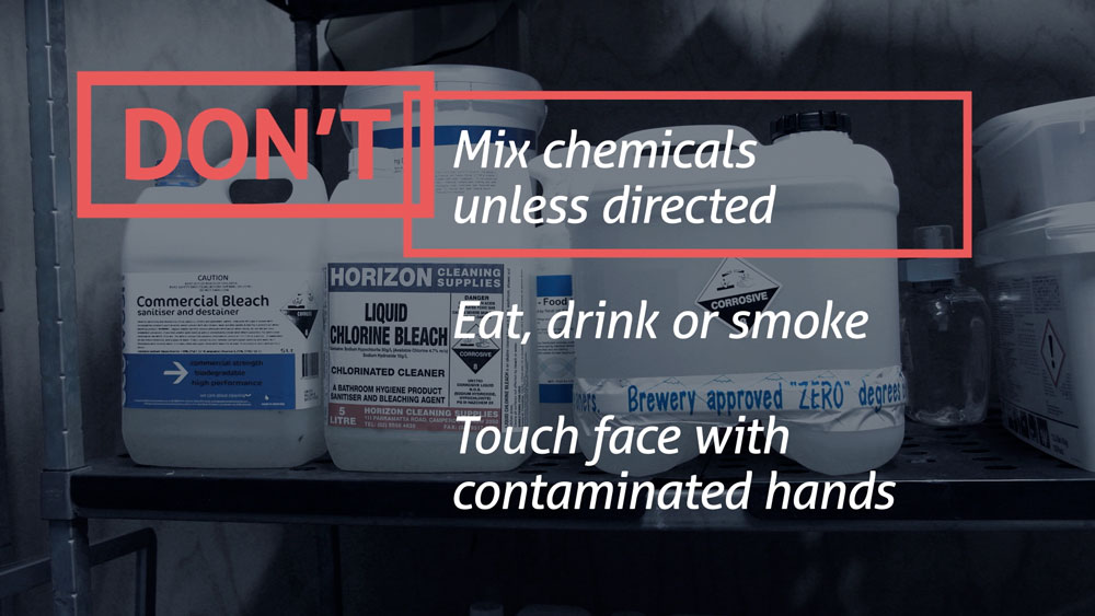 Screensot 2 of Handling Hazardous Chemicals online course 