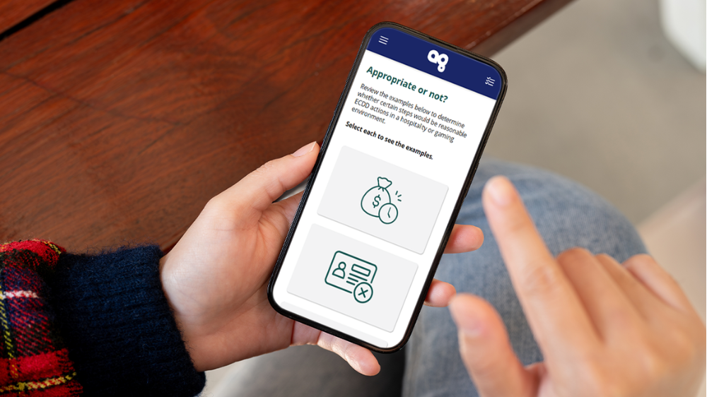 Screensot 1 of Enhanced Customer Due Diligence (ECDD) online course 